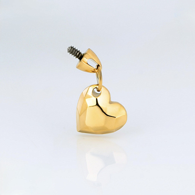 Накрутка Pendant Heart Gold 1.2 мм